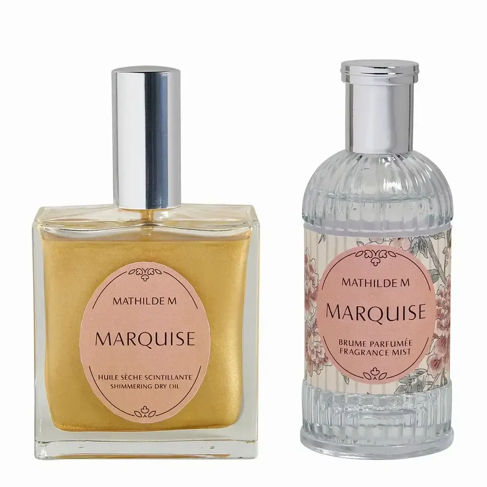 Coffrets et boîtes - Coffret parfumé huile sèche 100 ml et brume 75 ml - Marquise - MATHILDE M.