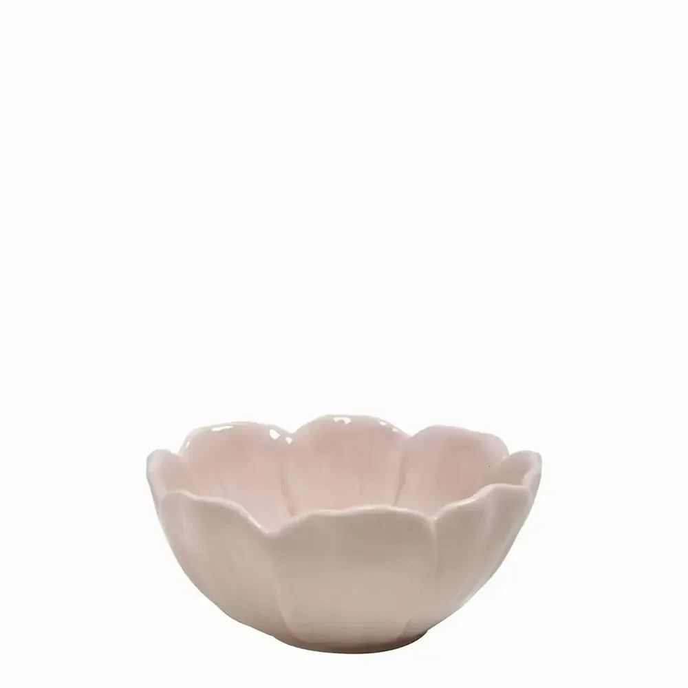 Bowls - Tulip bowl in light pink stoneware 11.5 x 5 cm - MATHILDE M.