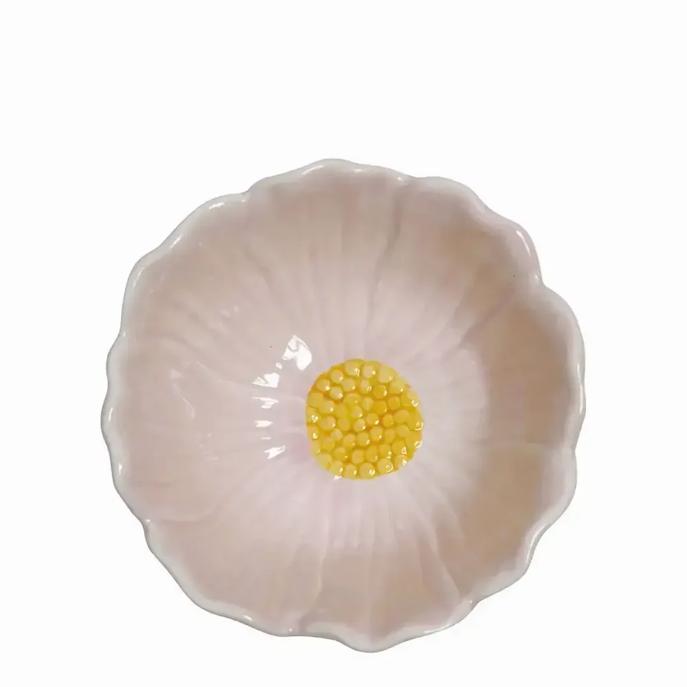 Bowls - Tulip bowl in light pink stoneware 11.5 x 5 cm - MATHILDE M.