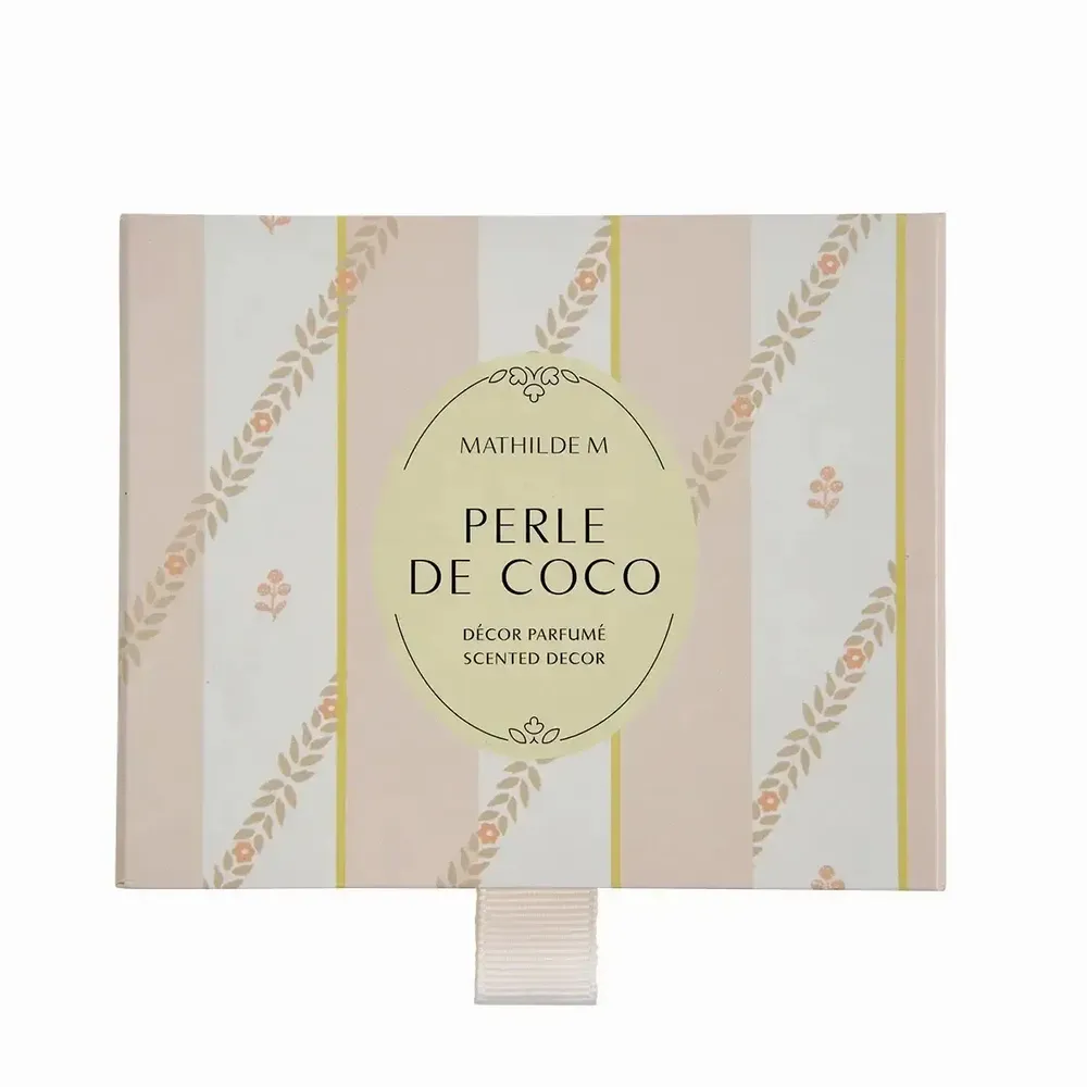 Caskets and boxes - Scented decor and Bain de Soleil perfume concentrate - Perle de Coco - MATHILDE M.
