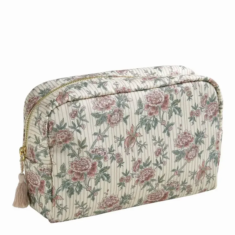 Clutches - Marquise large rectangular fabric toiletry bag - MATHILDE M.