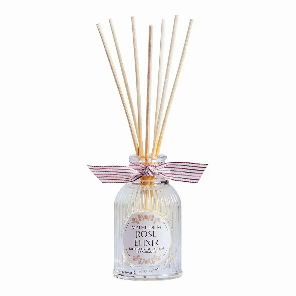 Scent diffusers - Les Intemporelles en Fleurs home fragrance diffuser 90 ml - Rose Elixir - MATHILDE M.