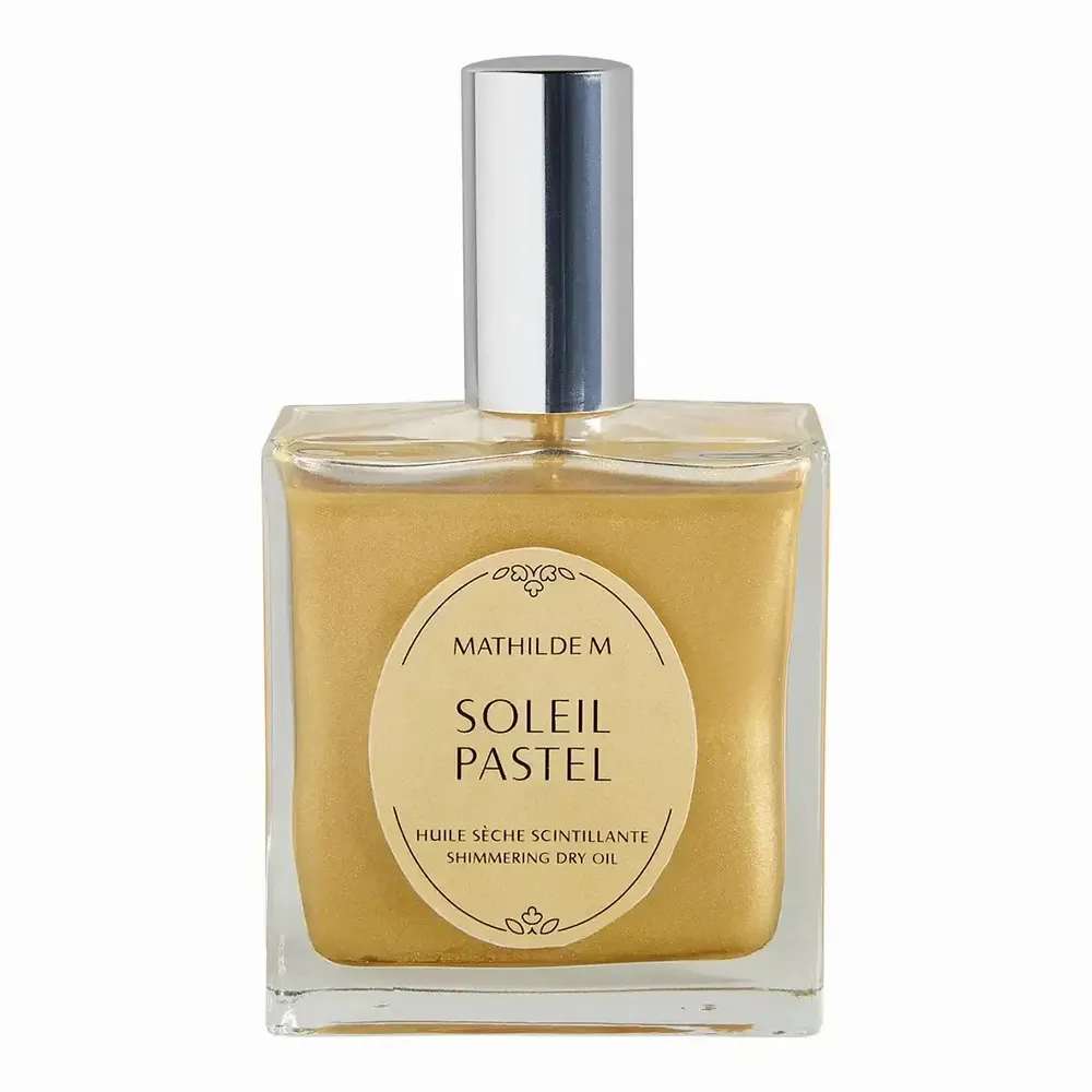 Coffrets et boîtes - Huile sèche Scintillante corps et cheveux 100 ml - Soleil Pastel - MATHILDE M.