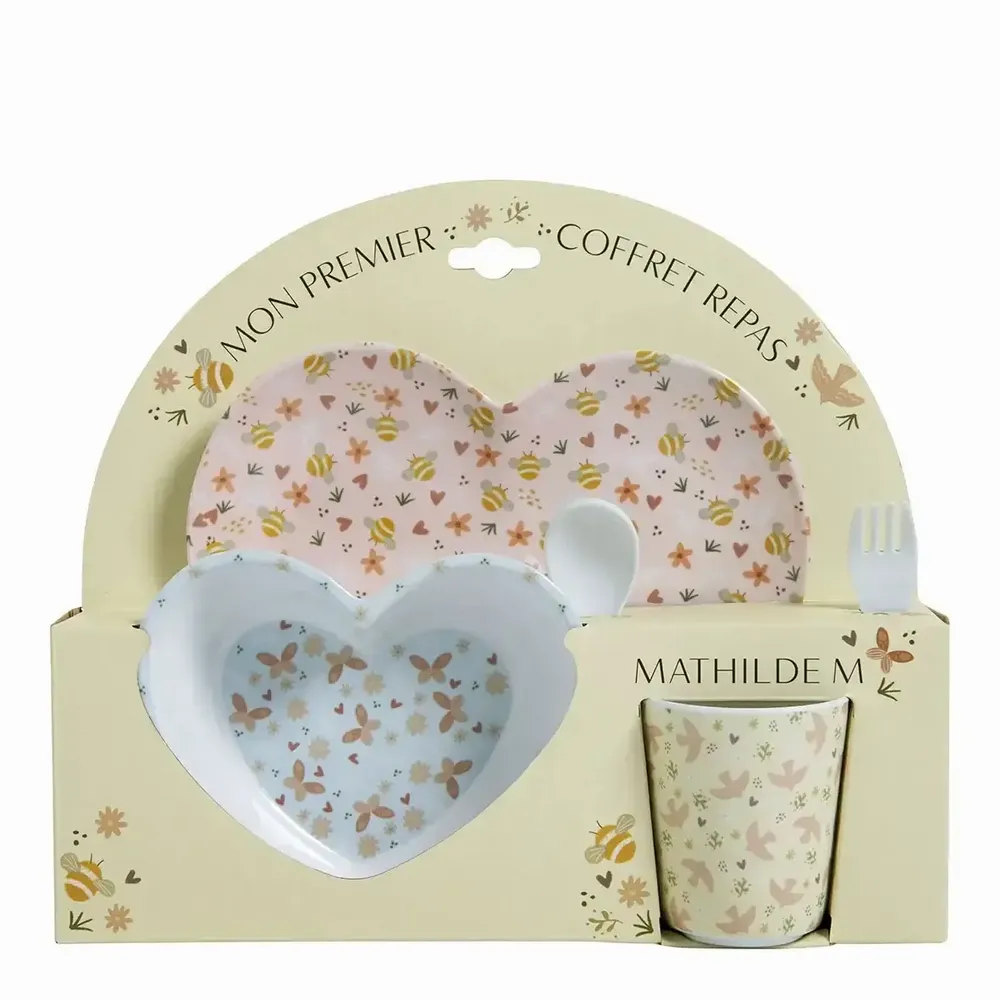 Coffrets et boîtes - Mon premier coffret repas Une hirondelle a fait le Printemps - MATHILDE M.