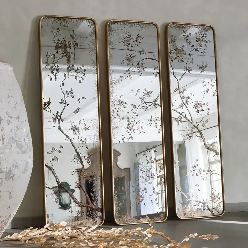 Miroirs - Miroir triptyque Un printemps à Kyoto 107 x 93 cm - MATHILDE M.