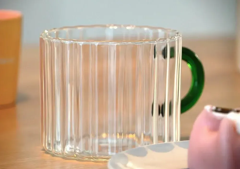 Glass - Glass whimsey rainbow / set of 4 - AND NOOK