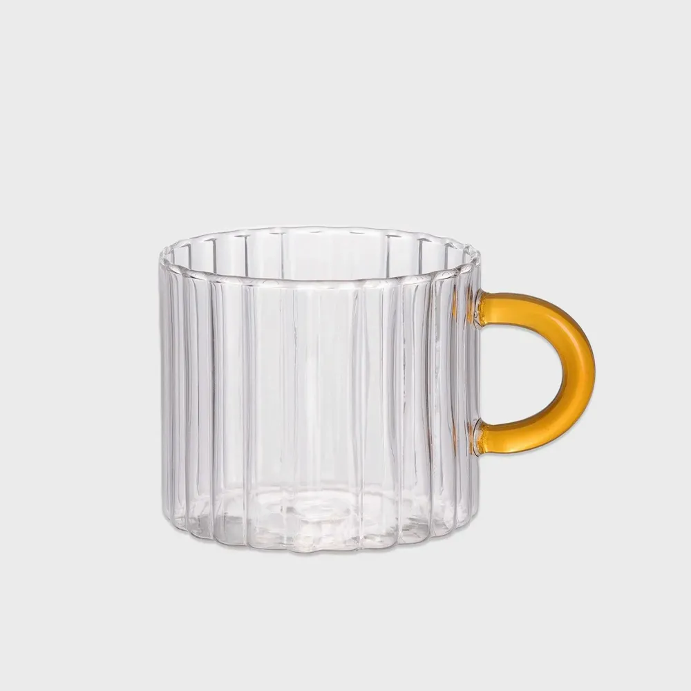 Glass - Glass whimsey rainbow / set of 4 - AND NOOK