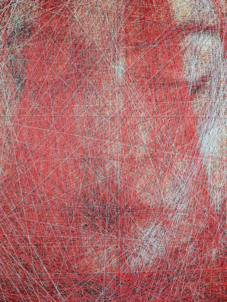 Decorative objects - Veil of Passion / work of art / handmade with the silky threads only - ART NITKA