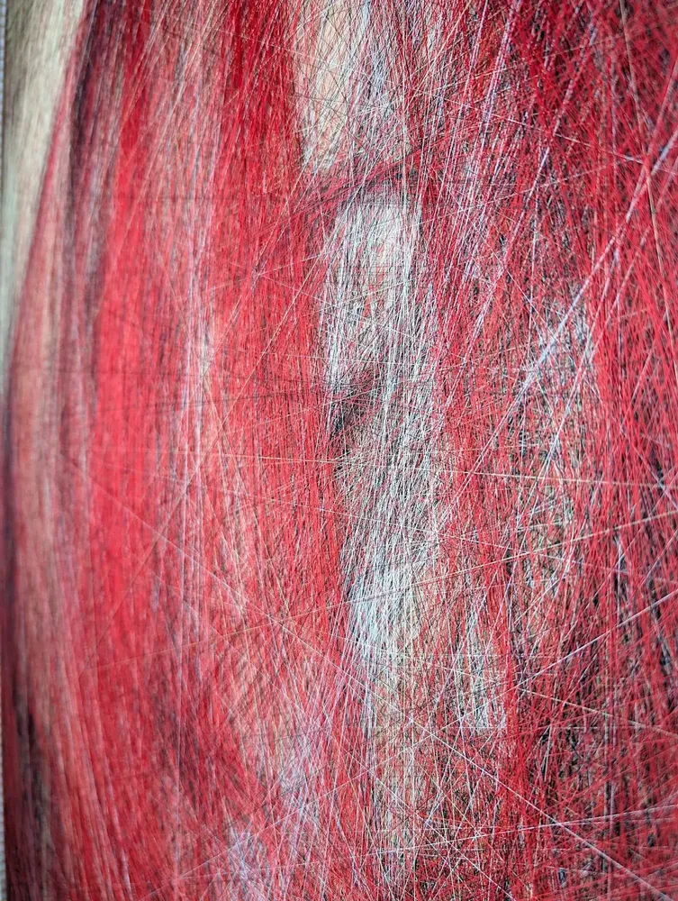 Decorative objects - Veil of Passion / work of art / handmade with the silky threads only - ART NITKA