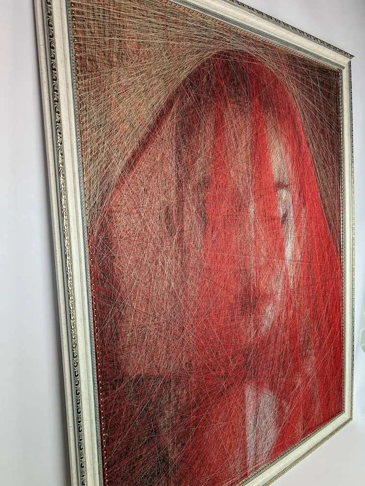 Decorative objects - Veil of Passion / work of art / handmade with the silky threads only - ART NITKA