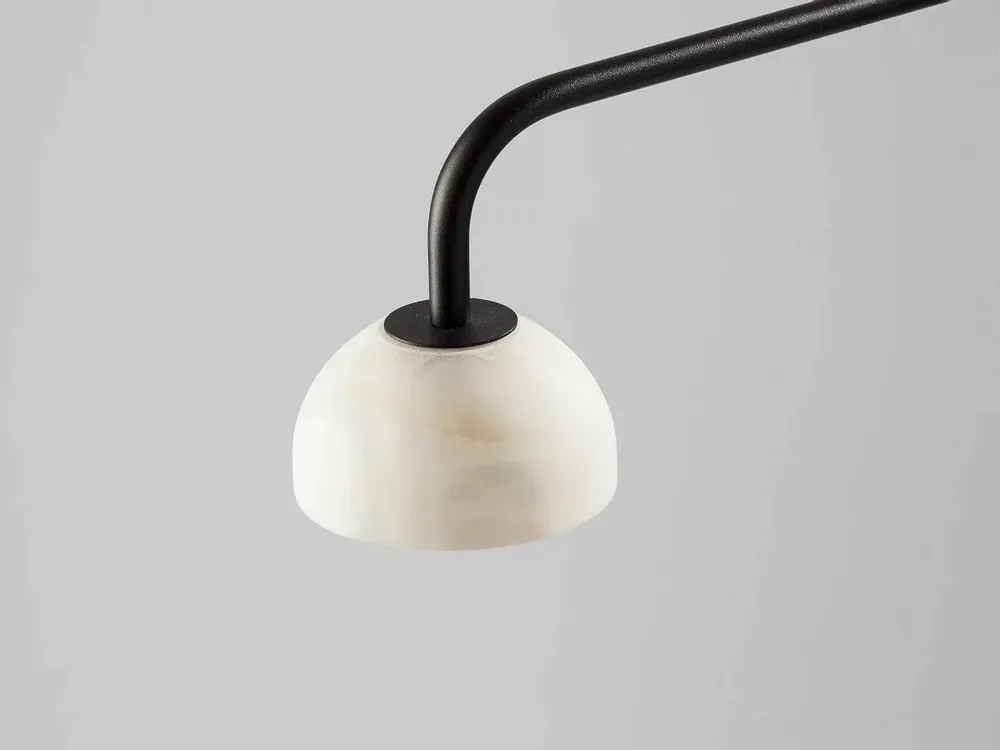 Wall lamps - ABSIDIOLA mini wall lamp with alabaster or ceramic shade - LUXCAMBRA