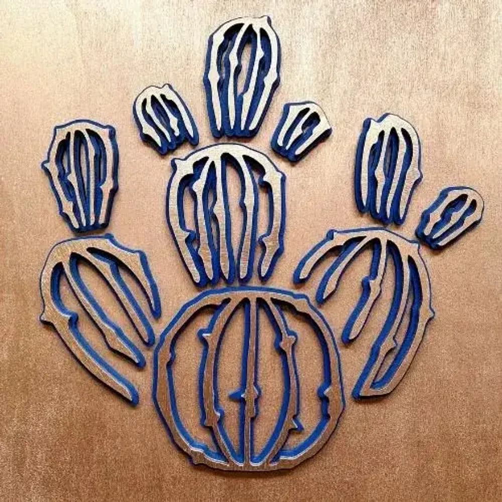 Other wall decoration - Textured wooden & embossed wall decoration - THORN OF LIGHT - LUMBRA BY PELLAS