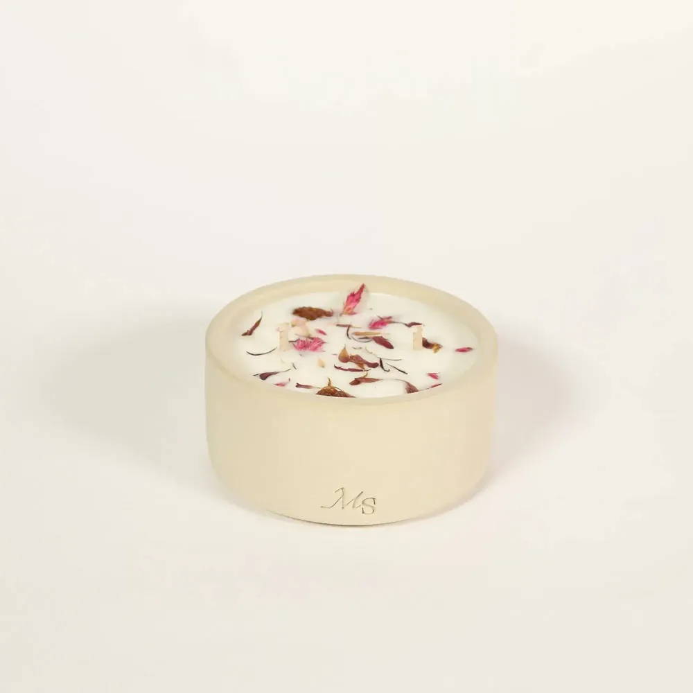 Décorations florales - Bougie grès - Dimanche gourmand (200G) - MAISON SÉJOUR