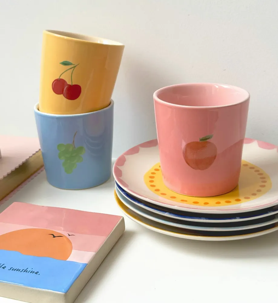 Mugs - Mug fruitful / set of 4 - AND NOOK