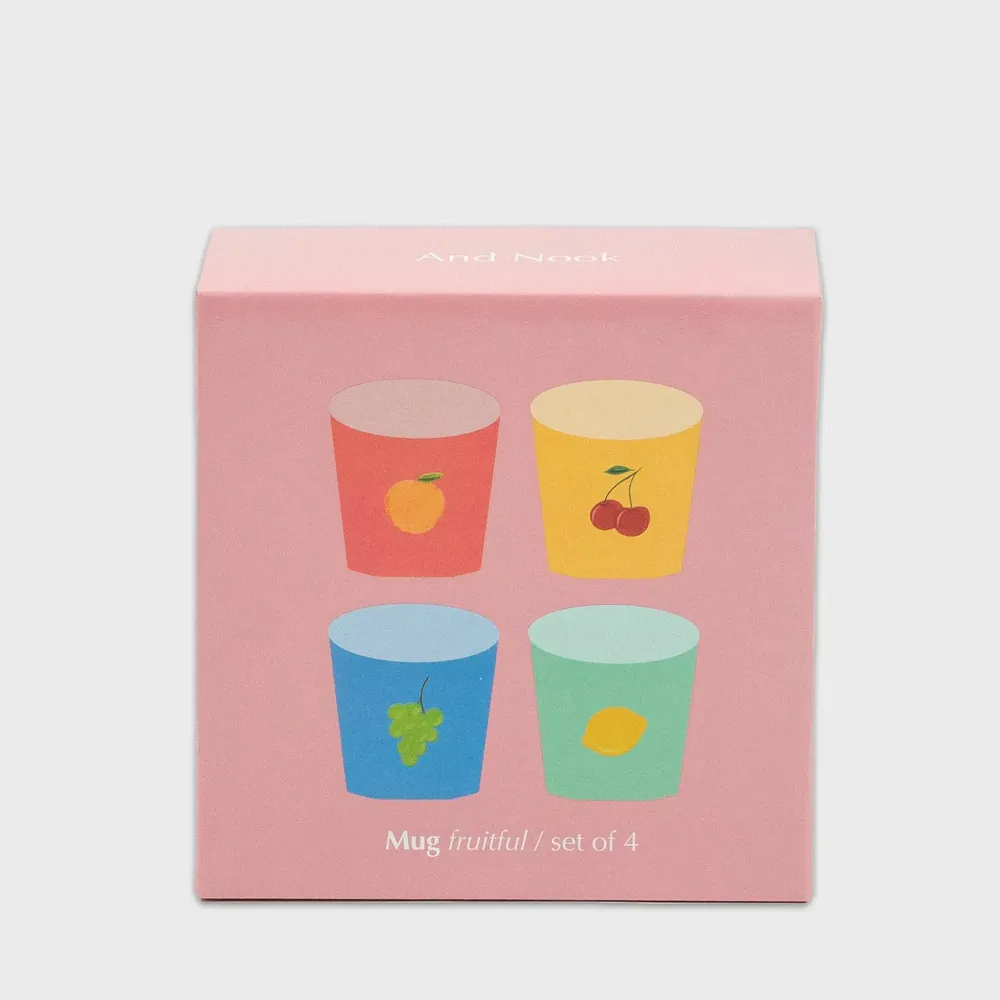 Mugs - Mug fruitful / set of 4 - AND NOOK