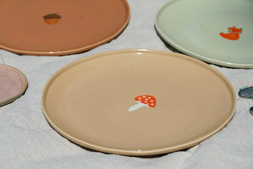 Assiettes au quotidien - Assiette forêt / set of 4 - AND NOOK