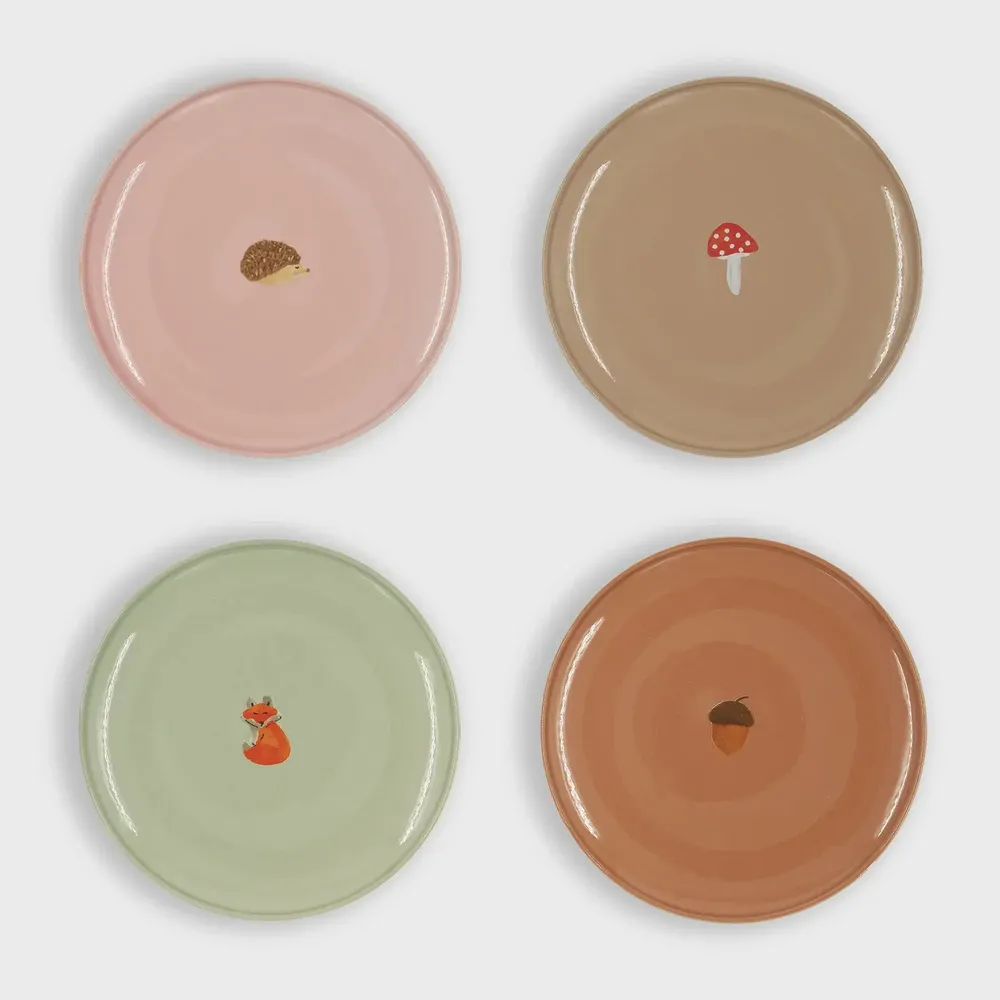 Assiettes au quotidien - Assiette forêt / set of 4 - AND NOOK
