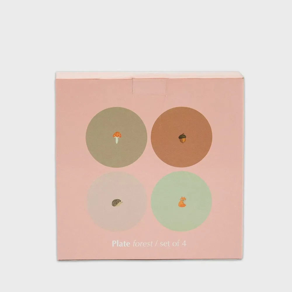 Assiettes au quotidien - Assiette forêt / set of 4 - AND NOOK