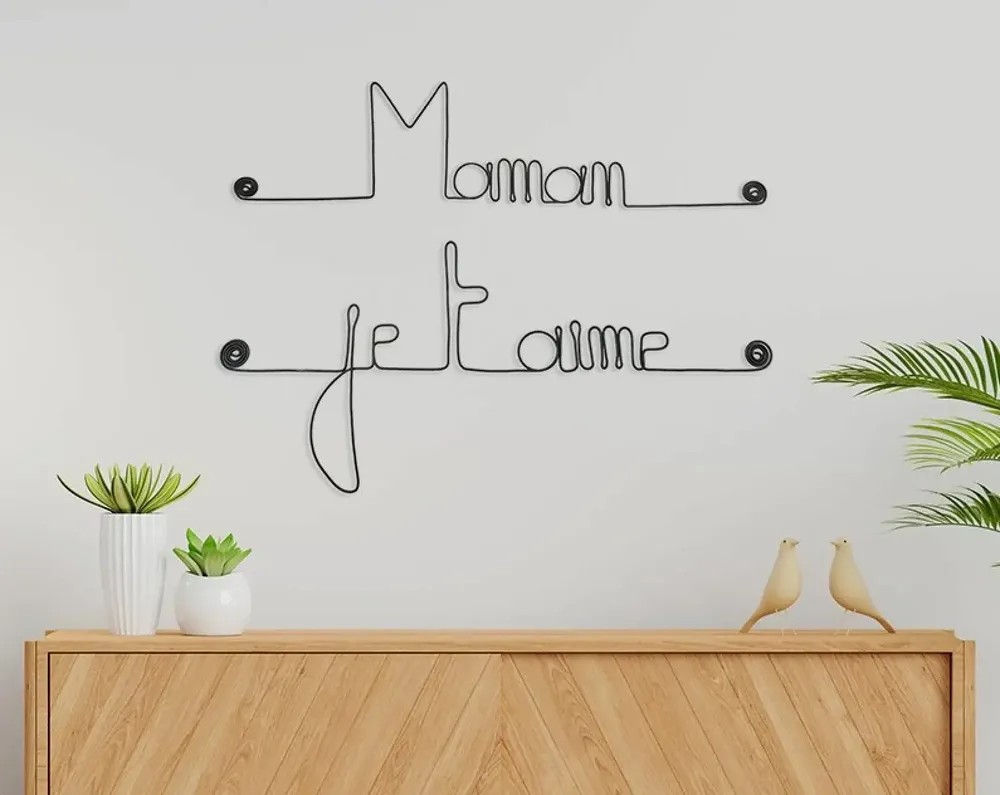 Other wall decoration - Mother's Day Gift  “Mom I Love You” - Wall Decor - BIJOUX DE MUR