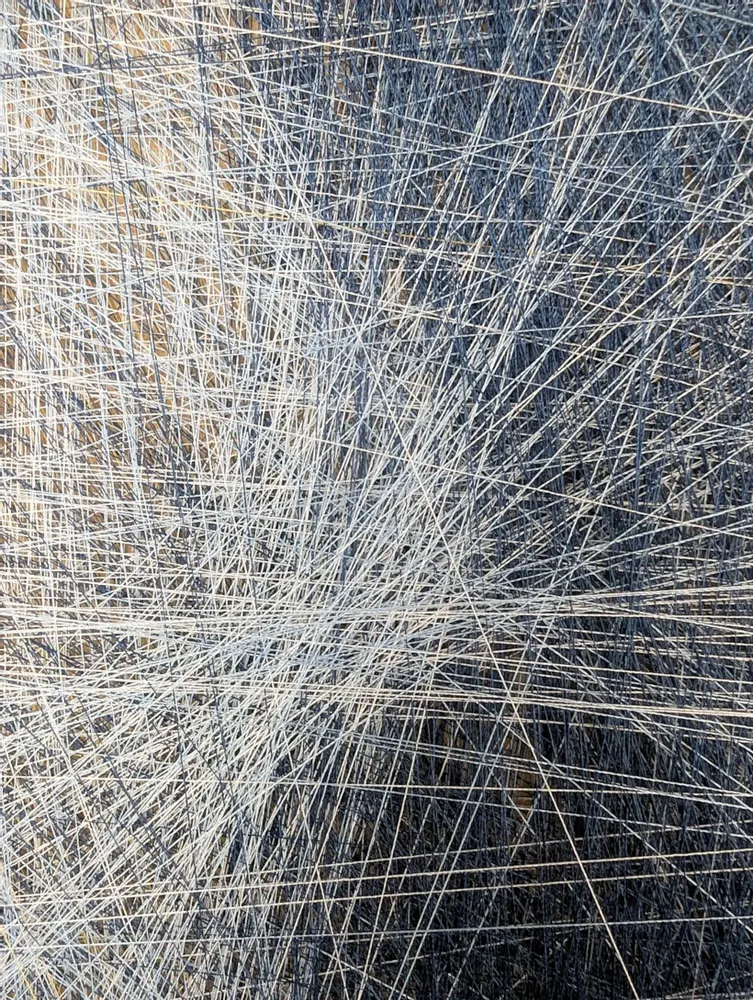Pièces uniques - Mystère oriental / œuvre d'art aux fils de soie / art contemporain - ART NITKA