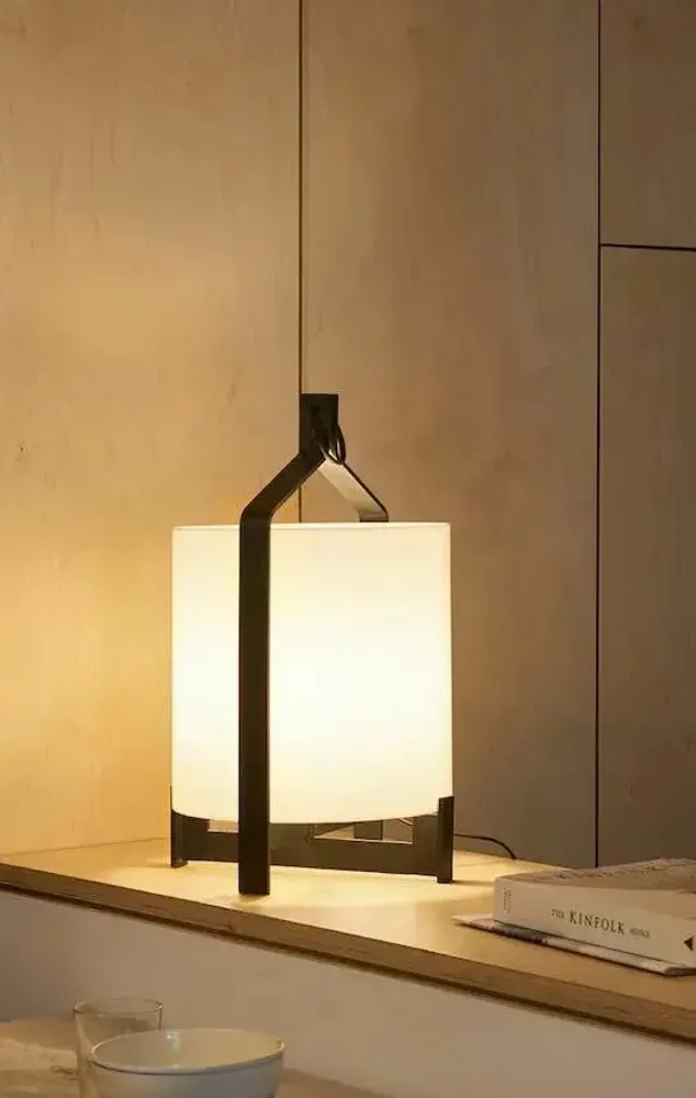 Table lamps - FANAL black table lamp 48cm - LUXCAMBRA