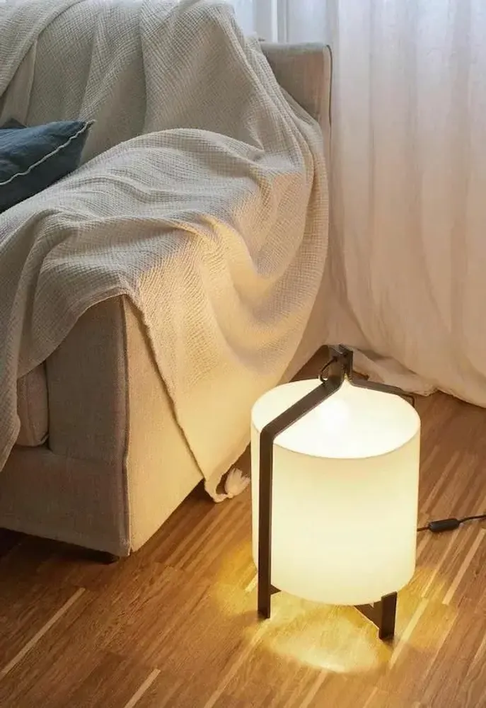 Table lamps - FANAL black table lamp 48cm - LUXCAMBRA