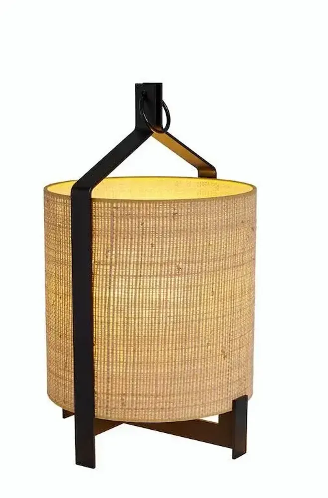 Table lamps - FANAL black table lamp 48cm - LUXCAMBRA