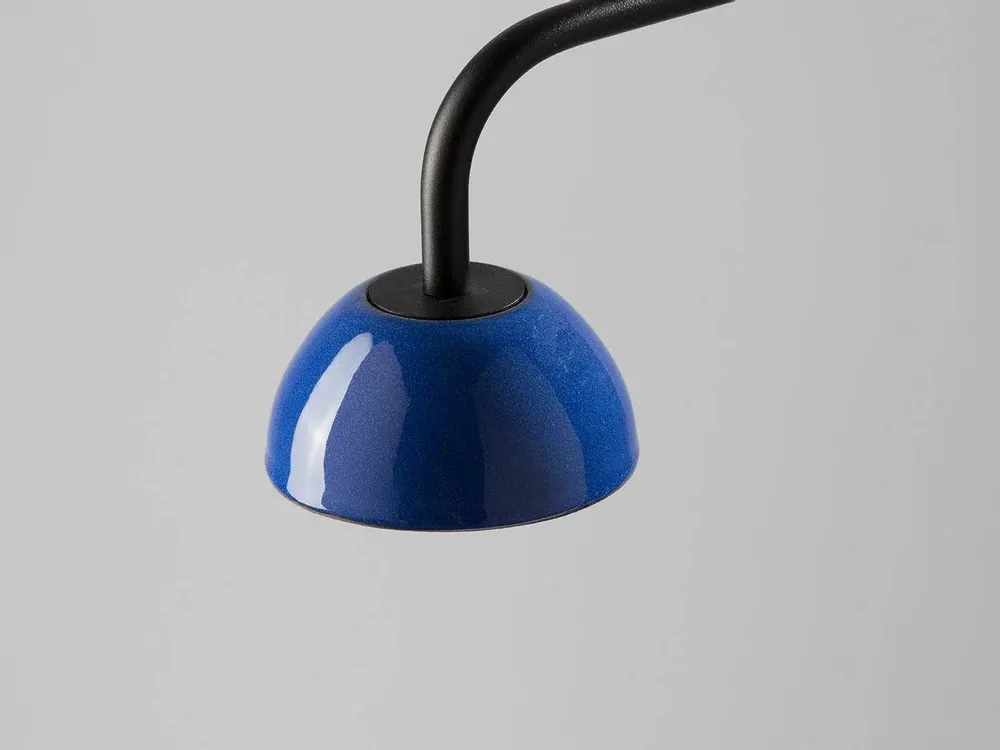 Table lamps - ABSIDIOLA table lamp with long arm in alabaster or ceramic - LUXCAMBRA