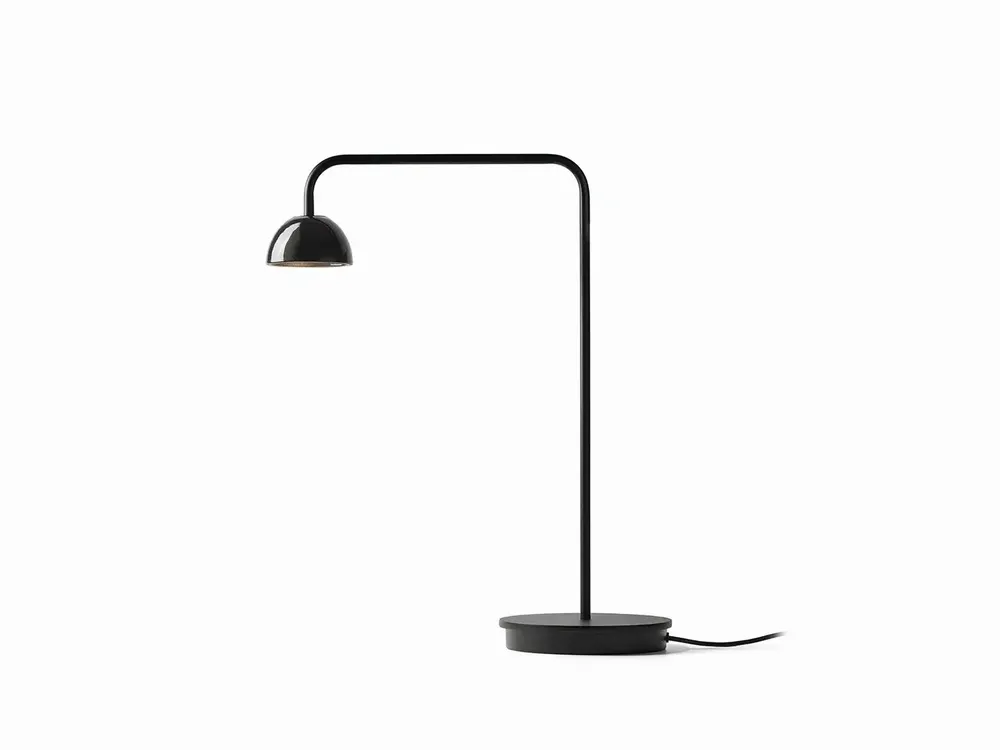 Table lamps - ABSIDIOLA table lamp with long arm in alabaster or ceramic - LUXCAMBRA