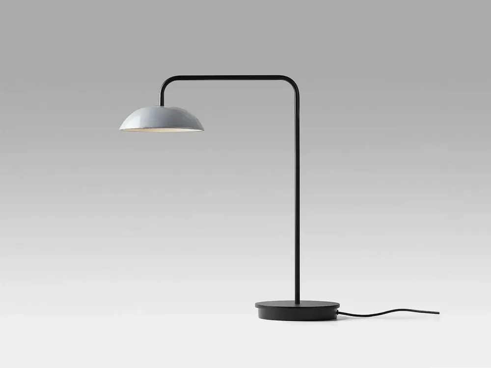 Table lamps - ABSIDIOLA long arm table lamp in ceramic plato - LUXCAMBRA