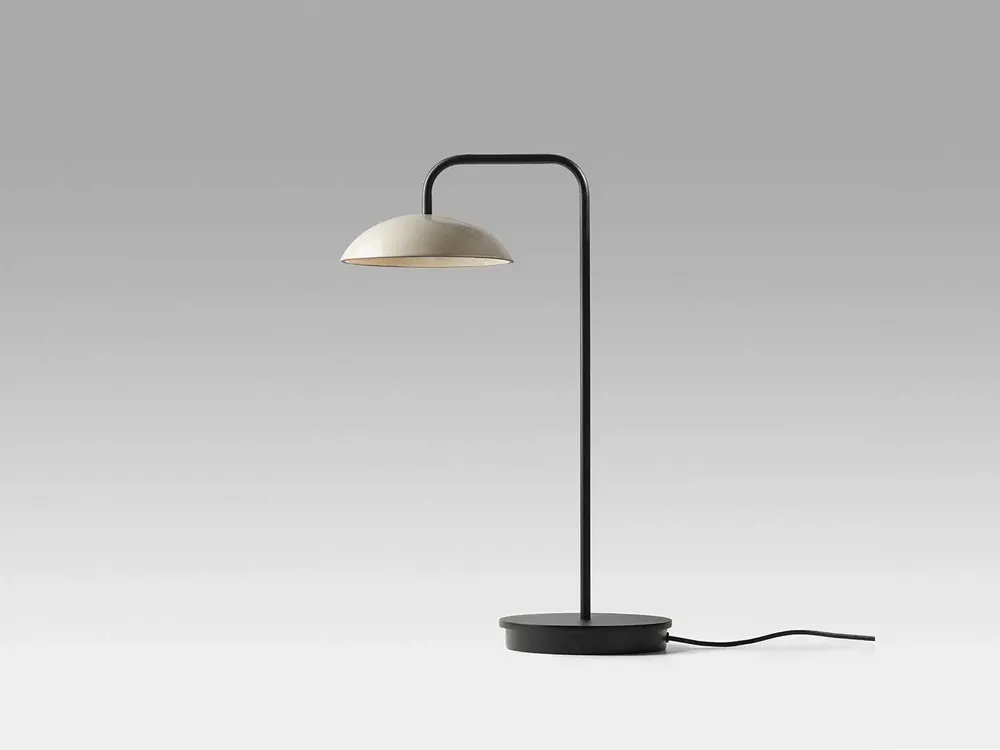 Table lamps - ABSIDIOLA short arm table lamp in ceramic plato - LUXCAMBRA