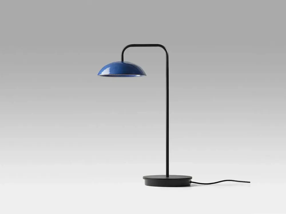 Table lamps - ABSIDIOLA short arm table lamp in ceramic plato - LUXCAMBRA