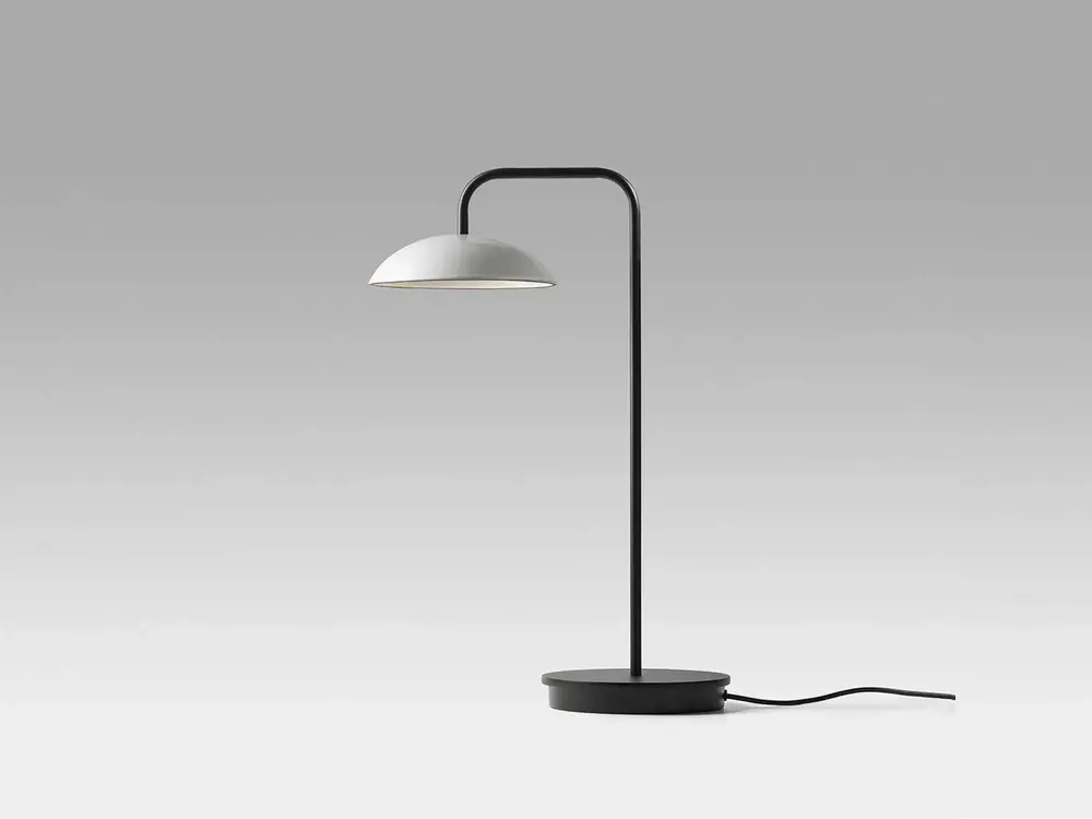 Table lamps - ABSIDIOLA short arm table lamp in ceramic plato - LUXCAMBRA