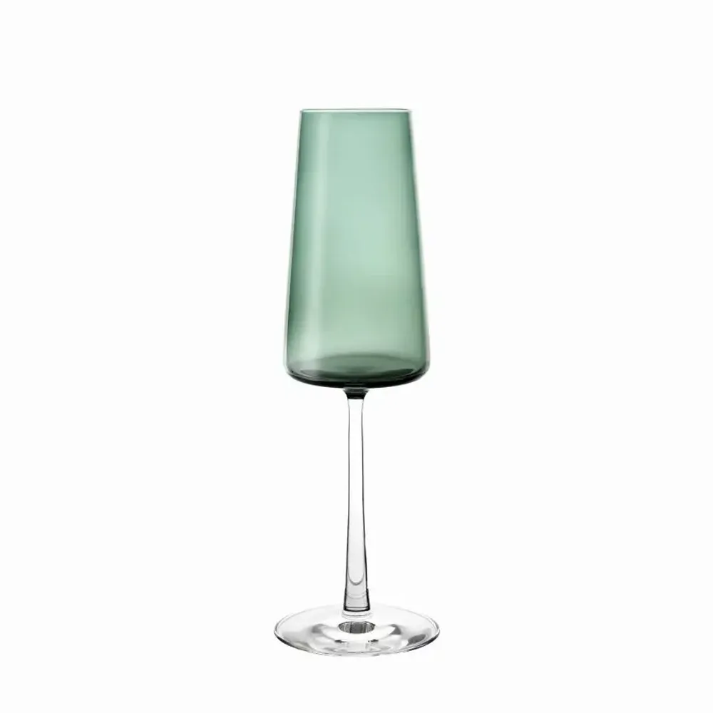 Glass - Champagne Glass Vida Malachit Collection, 240 ml - PEKALLA CRISTAL GLASS