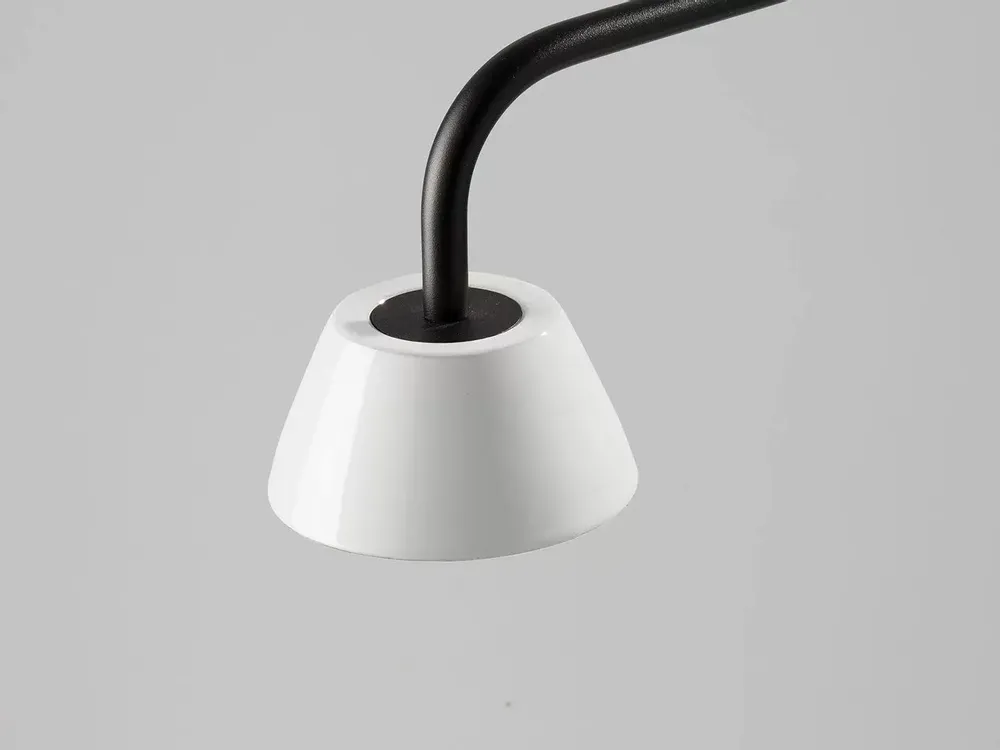 Table lamps - ABSIDIOLA table lamp with long arm conica ceramic - LUXCAMBRA