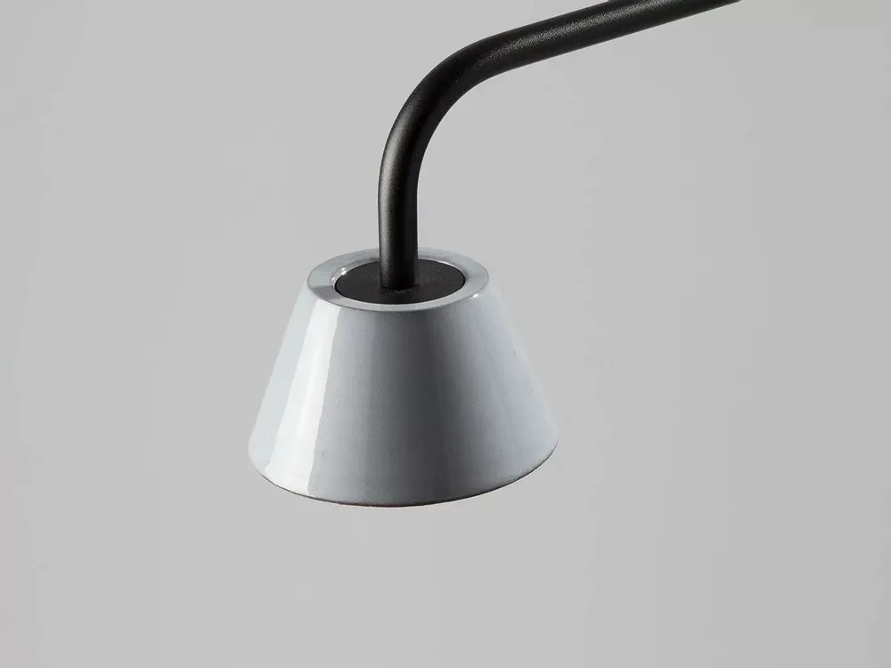 Table lamps - ABSIDIOLA table lamp with long arm conica ceramic - LUXCAMBRA