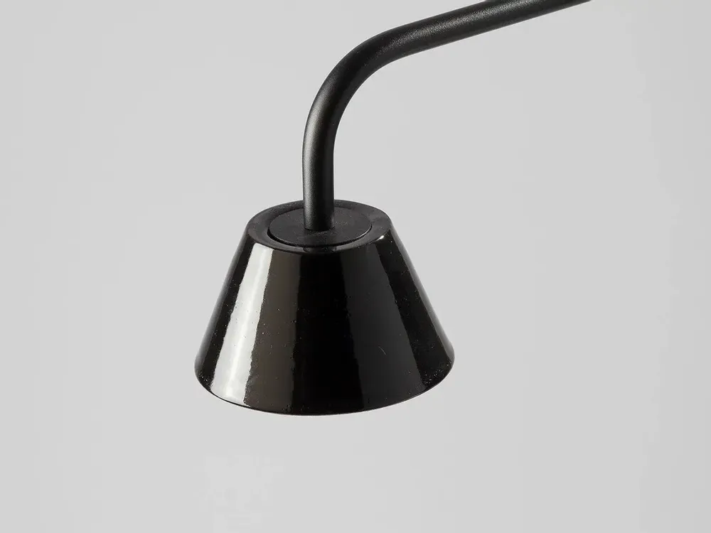 Table lamps - ABSIDIOLA table lamp with long arm conica ceramic - LUXCAMBRA
