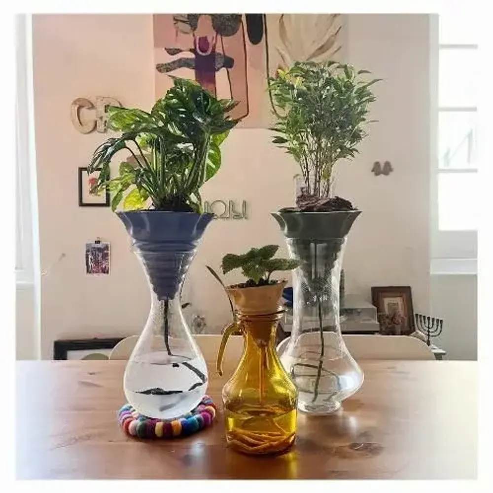Vases - Nomad XL clay pot - design - 3D self-irrigating plant pot. - COMMON PLACE