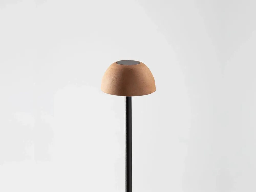 Floor lamps - ABSIDIOLA floor lamp mini 10cm lampshade in alabaster or ceramic - LUXCAMBRA