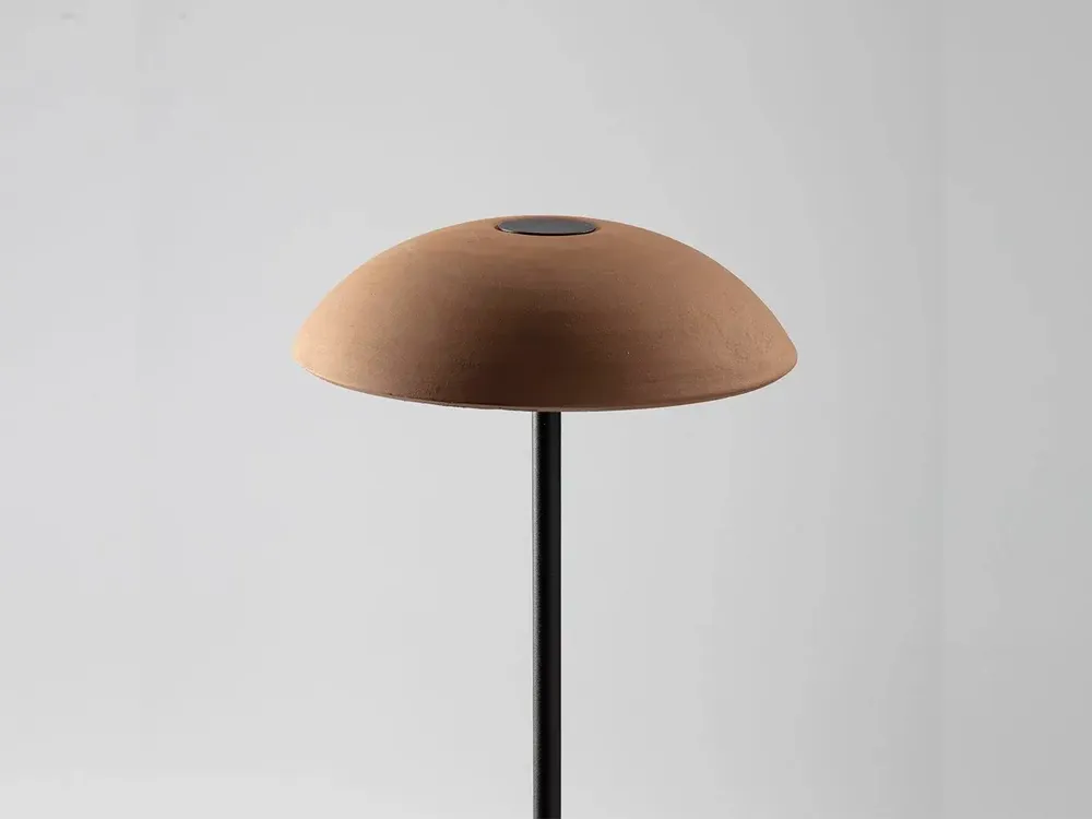 Floor lamps - ABSIDIOLA floor lamp plato 20cm ceramic shade - LUXCAMBRA
