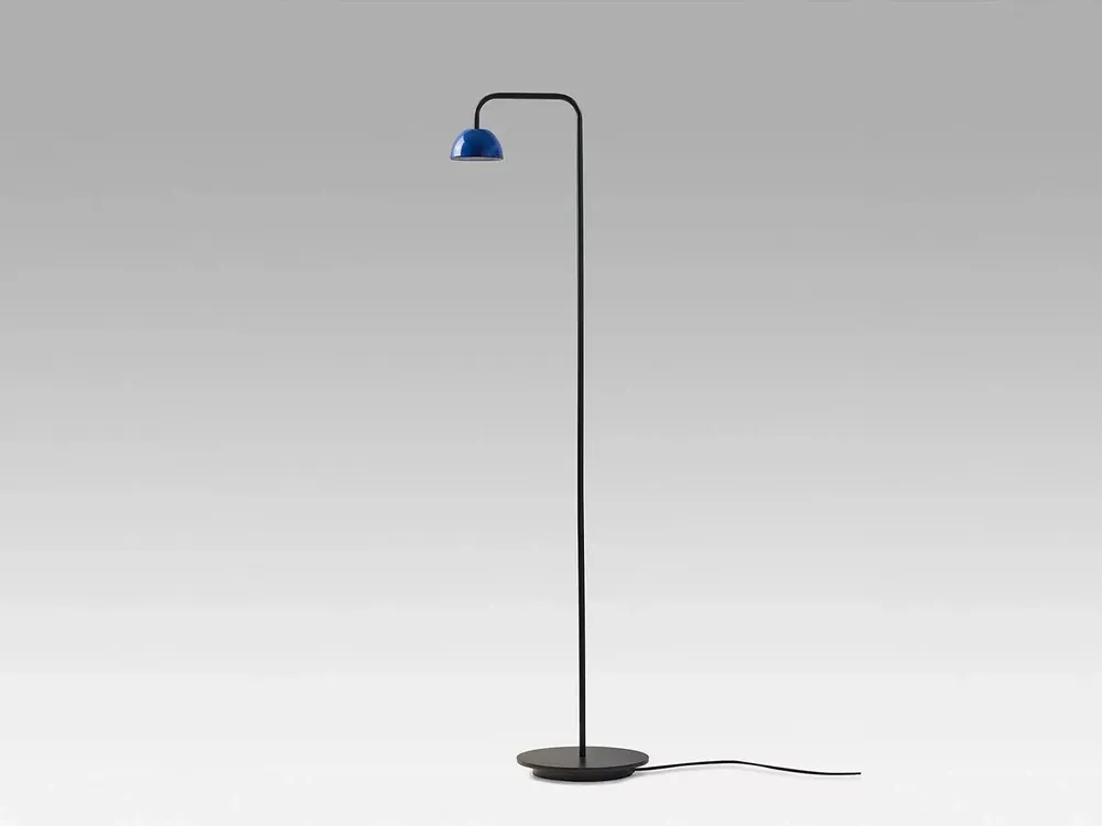 Floor lamps - ABSIDIOLA floor lamp brazo mini alabaster or ceramic lampshade - LUXCAMBRA