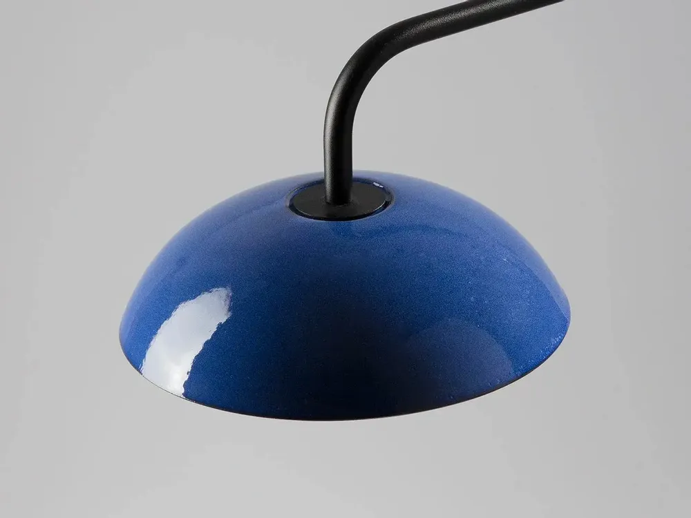 Floor lamps - ABSIDIOLA floor lamp with arms with ceramic lampshade plato - LUXCAMBRA