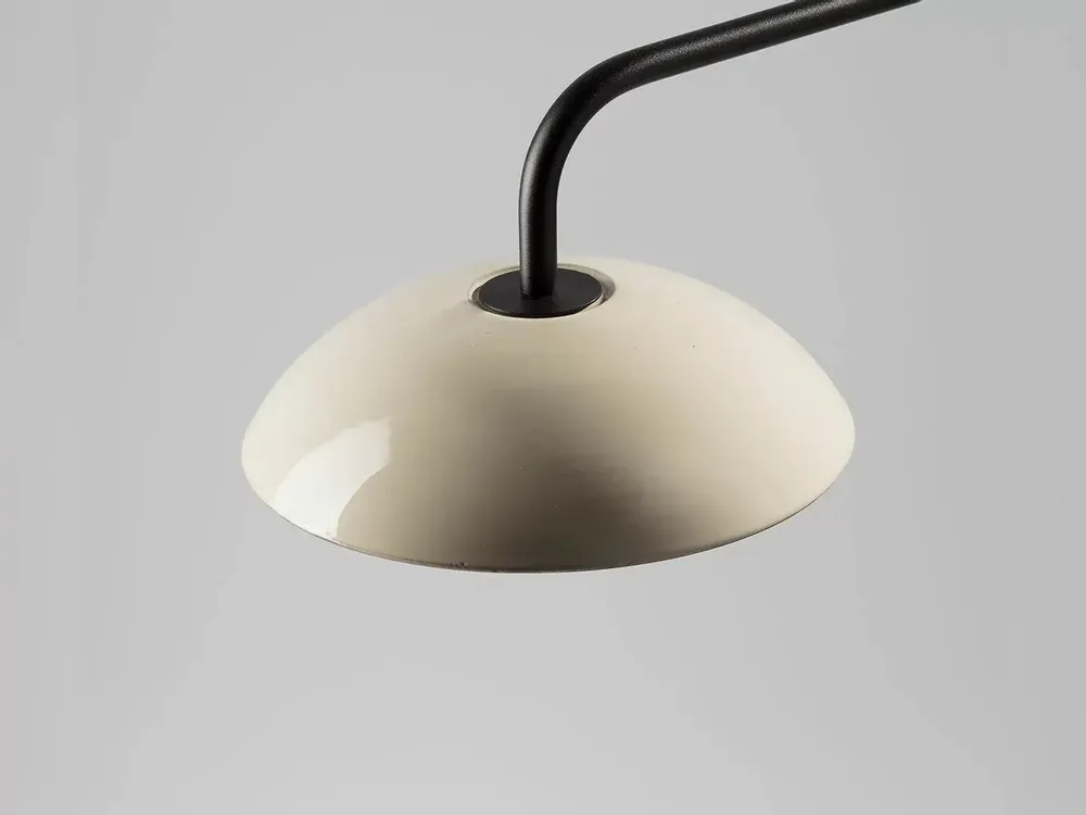 Floor lamps - ABSIDIOLA floor lamp with arms with ceramic lampshade plato - LUXCAMBRA