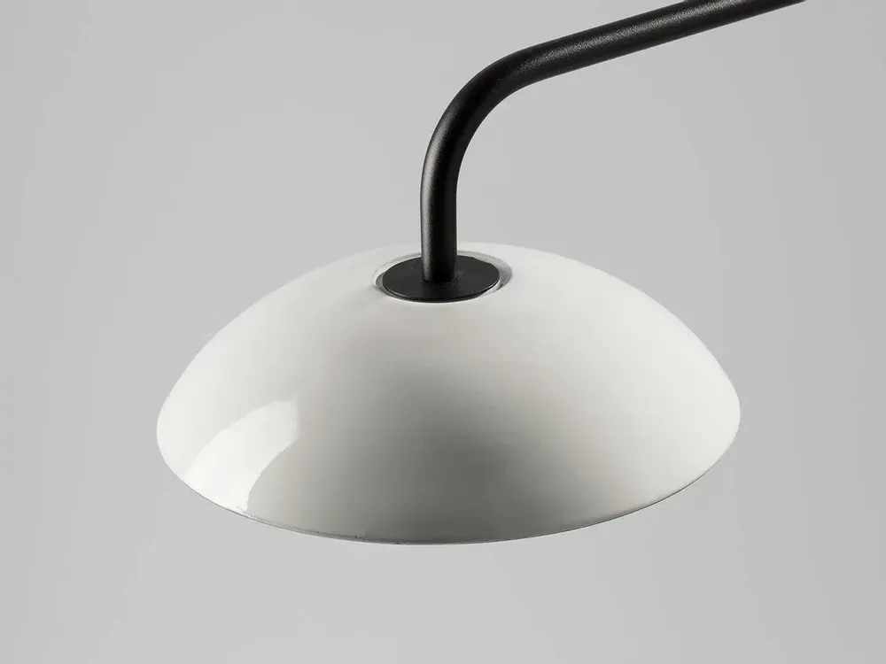 Floor lamps - ABSIDIOLA floor lamp with arms with ceramic lampshade plato - LUXCAMBRA