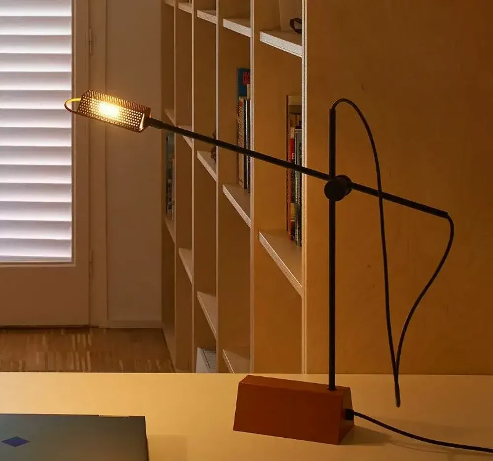 Table lamps - H2 table lamp in black, white or terracotta - LUXCAMBRA