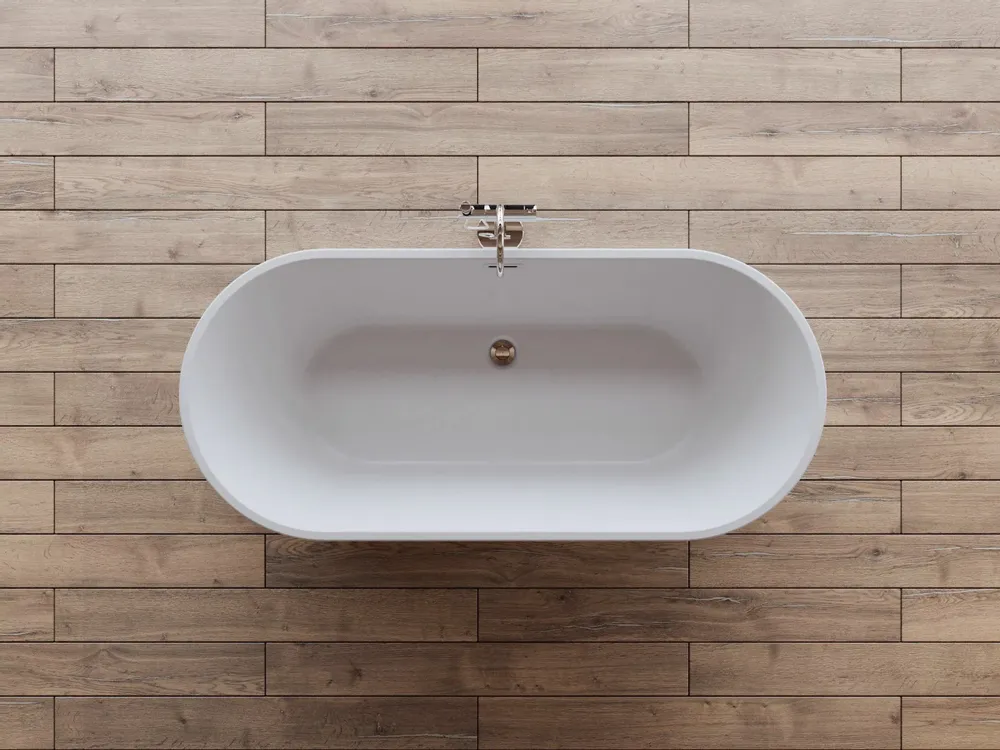 Bathtubs - Freestanding Oval Bathtub JADE L. 170 x W. 80 cm, by SPALINA - SPALINA