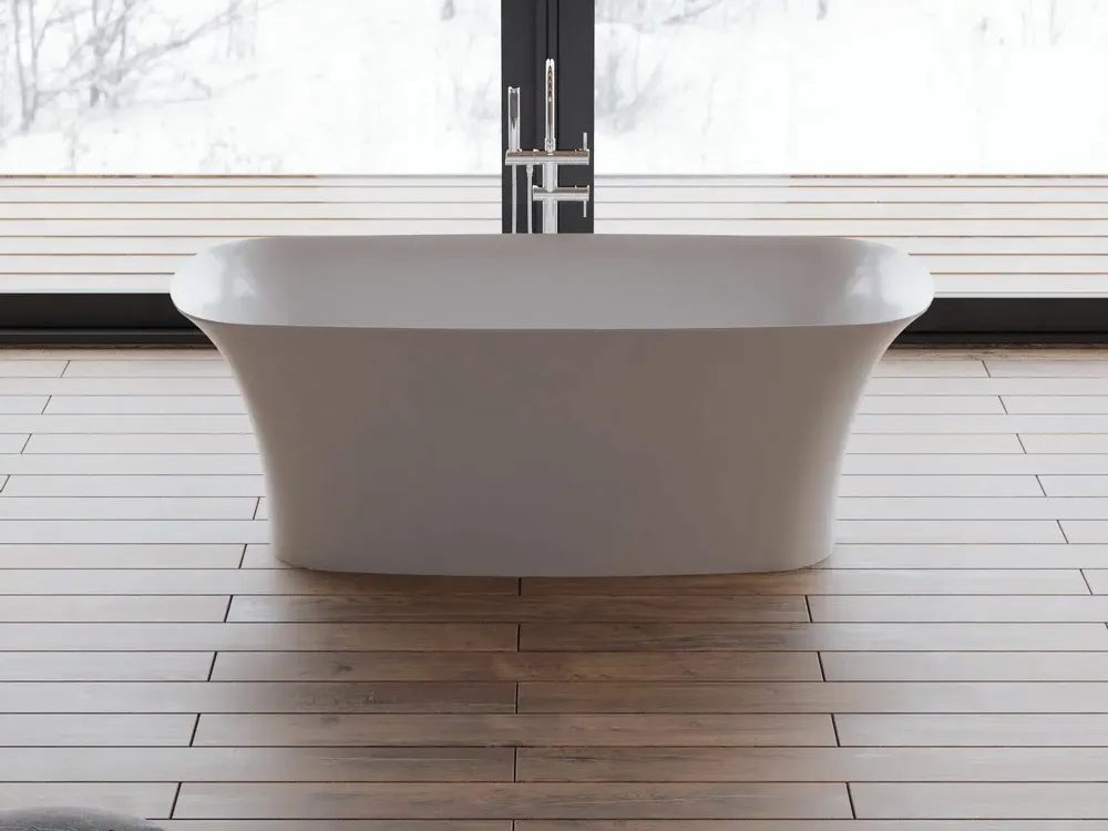 Bathtubs - Freestanding Rectangular Bathtub BLISS L. 170 x W. 80 cm, by SPALINA - SPALINA