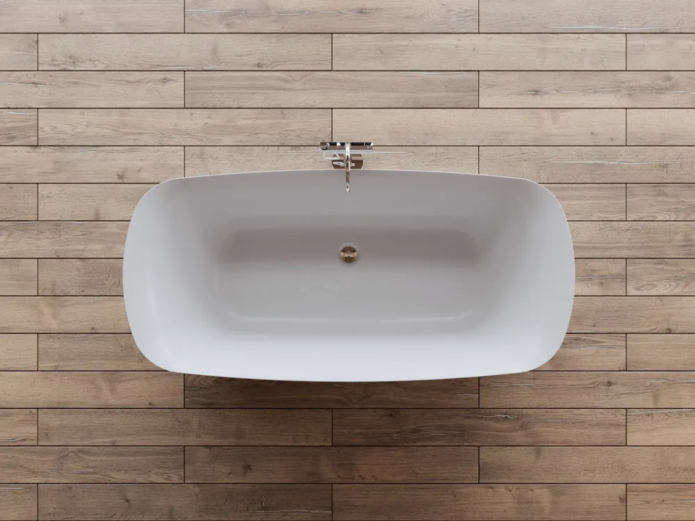 Bathtubs - Freestanding Rectangular Bathtub BLISS L. 170 x W. 80 cm, by SPALINA - SPALINA