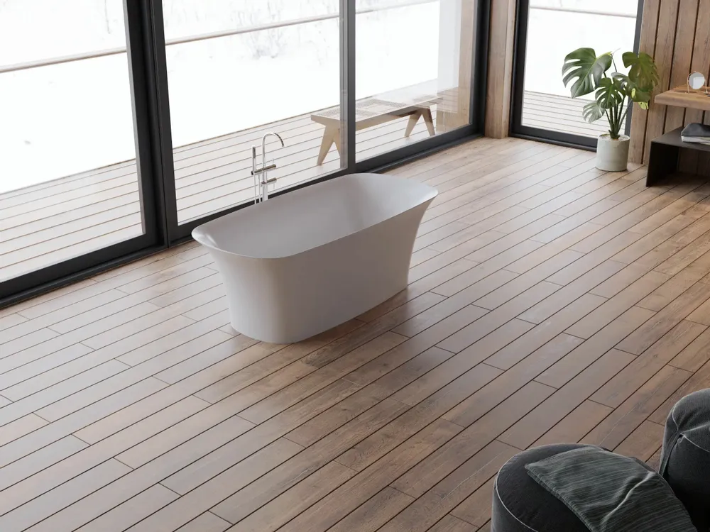 Bathtubs - Freestanding Rectangular Bathtub BLISS L. 170 x W. 80 cm, by SPALINA - SPALINA