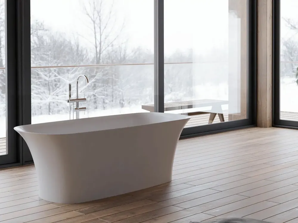 Bathtubs - Freestanding Rectangular Bathtub BLISS L. 170 x W. 80 cm, by SPALINA - SPALINA